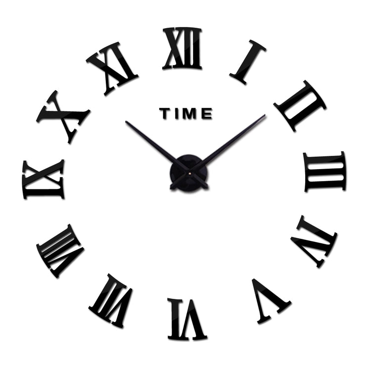 Modern Wall Clock - HOW DO I BUY THIS 033 Black / 3D Diameter100-130CM