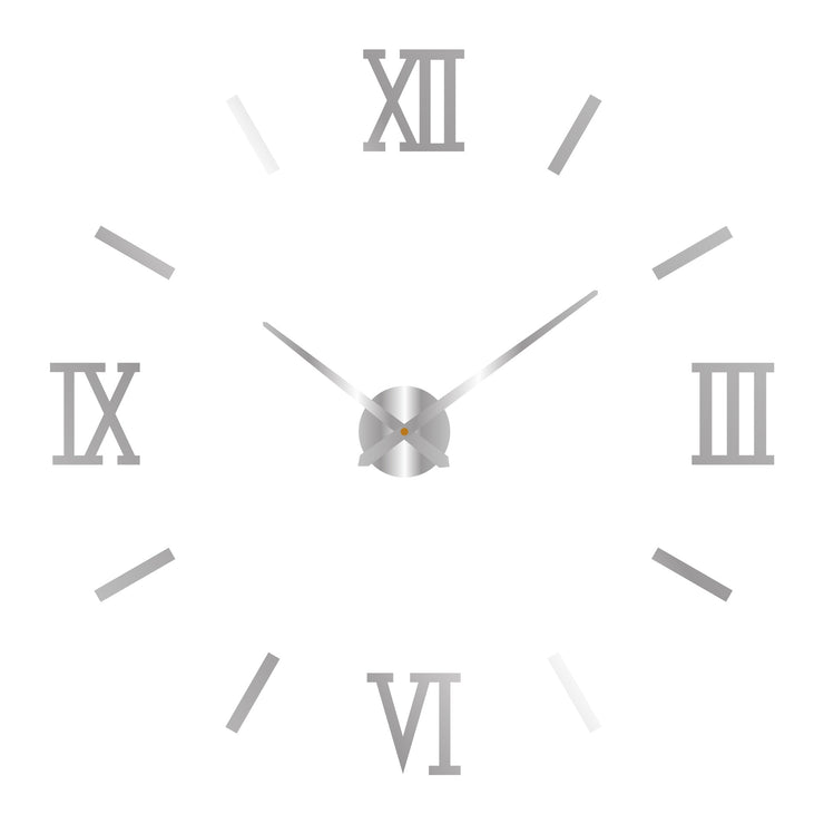 Modern Wall Clock - HOW DO I BUY THIS 030 Silver / 2D Diameter 40-50CM