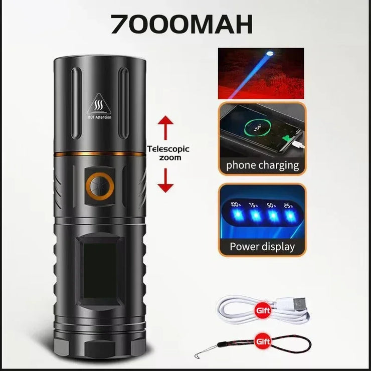 Rechargeable Long-range Flashlight - HOW DO I BUY THIS 7000MAH Light beam