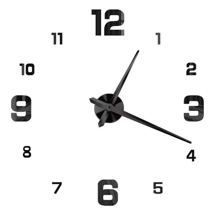Modern Wall Clock - HOW DO I BUY THIS 063 Black / 2D Diameter 40-50CM