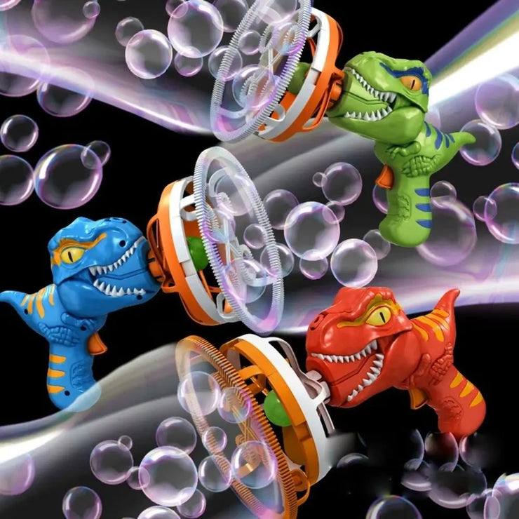 Electric Dinosaur Bubble Gun