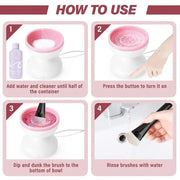 Portable Makeup Brush Cleaner