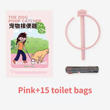 Dog Toilet Excrement Remover - HOW DO I BUY THIS 1 Pink-15pcs bags
