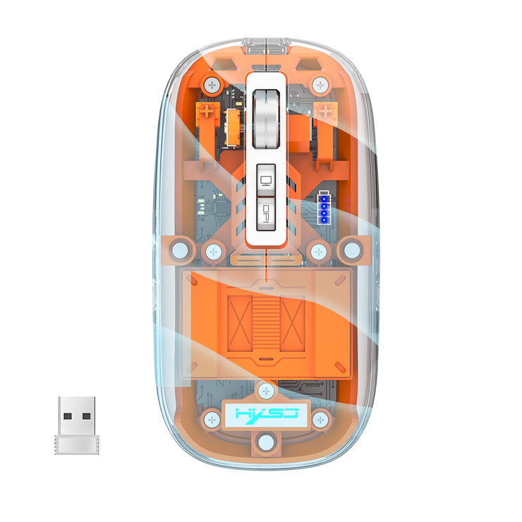 Wireless Transparent Mouse - HOW DO I BUY THIS Orange