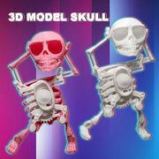 3D Dancing Skull