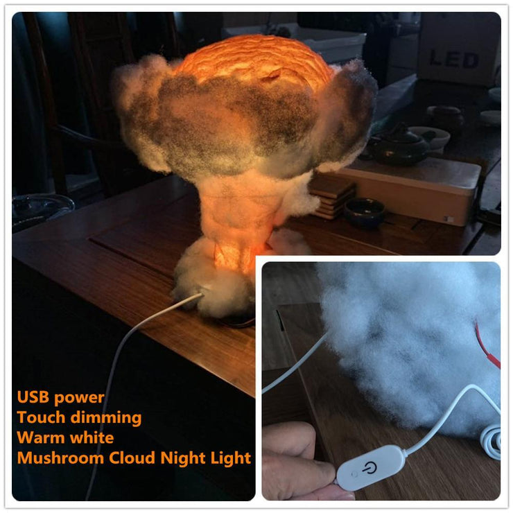 Mushroom Cloud Night Lamp - Hit Modern