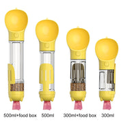 4 In 1 Pet Bottle - HOW DO I BUY THIS Yellow / 300ml with food box