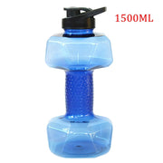 HM Dumbbell Water Bottle - HOW DO I BUY THIS blue-1500ML / CN