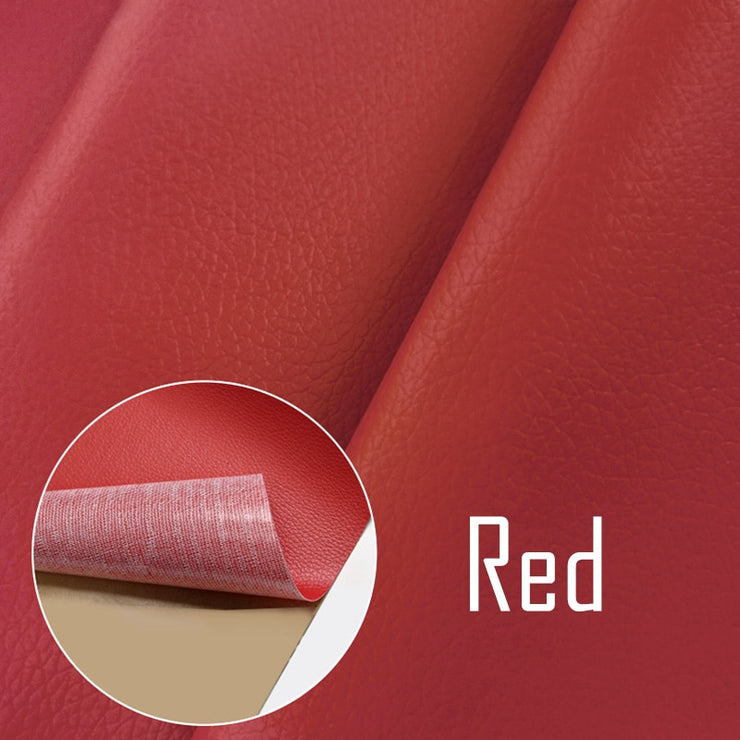 Self Adhesive Leather - HOW DO I BUY THIS Red / 35x50cm