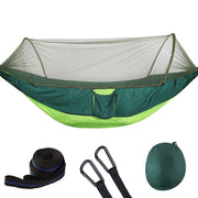 Camping Hammock with Mosquito Net - HOW DO I BUY THIS Light green and green