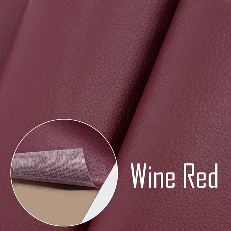 Self Adhesive Leather - HOW DO I BUY THIS Wine Red / 35x50cm