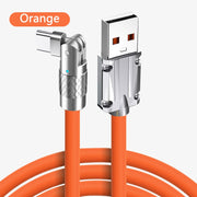 180° Rotating Super Fast Charge Cable - HOW DO I BUY THIS Orange / 1.2m For Micro USB