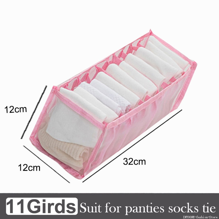 Wardrobe Organizer - HOW DO I BUY THIS Pink 11 grids