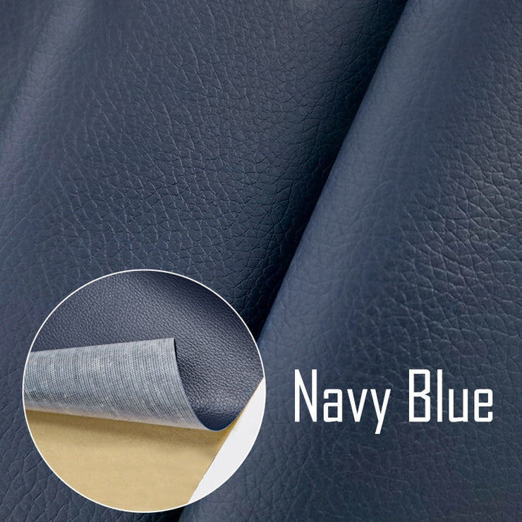 Self Adhesive Leather - HOW DO I BUY THIS Navy Blue / 35x50cm