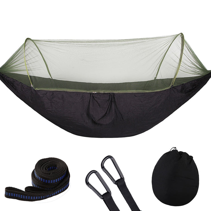 Camping Hammock with Mosquito Net - HOW DO I BUY THIS Black