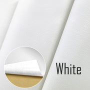 Self Adhesive Leather - HOW DO I BUY THIS White / 35x50cm