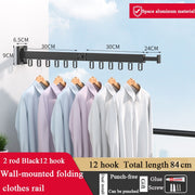 Folding Clothes Hanger - HOW DO I BUY THIS 2 rod black 12 hook