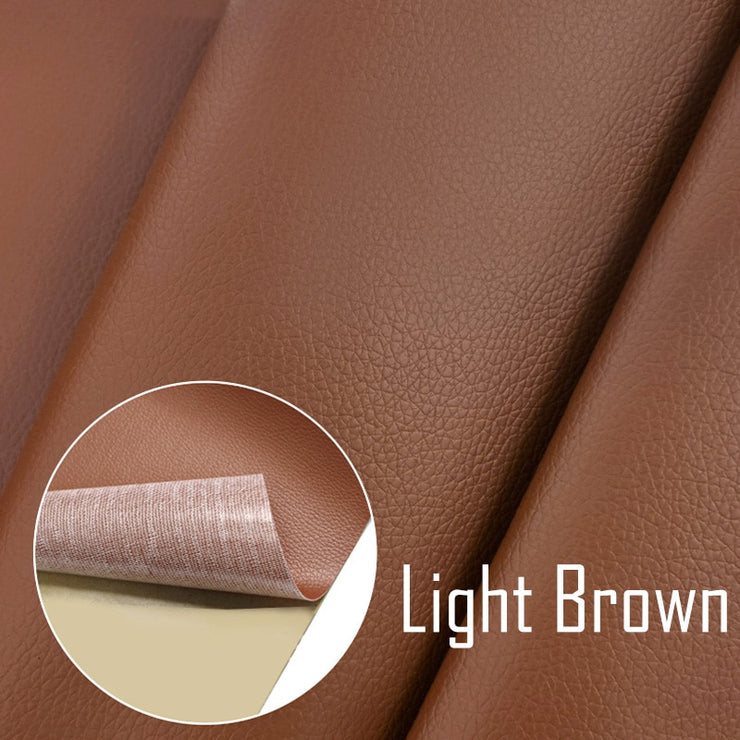 Self Adhesive Leather - HOW DO I BUY THIS Light Brown / 35x50cm