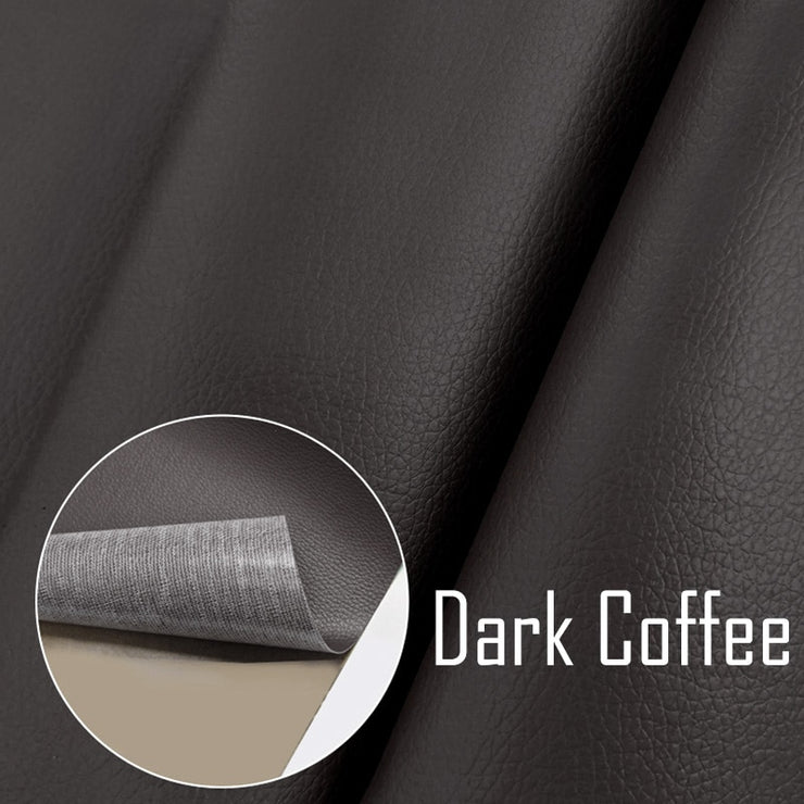 Self Adhesive Leather - HOW DO I BUY THIS Dark Coffee / 35x50cm