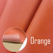 Self Adhesive Leather - HOW DO I BUY THIS Orange / 35x50cm