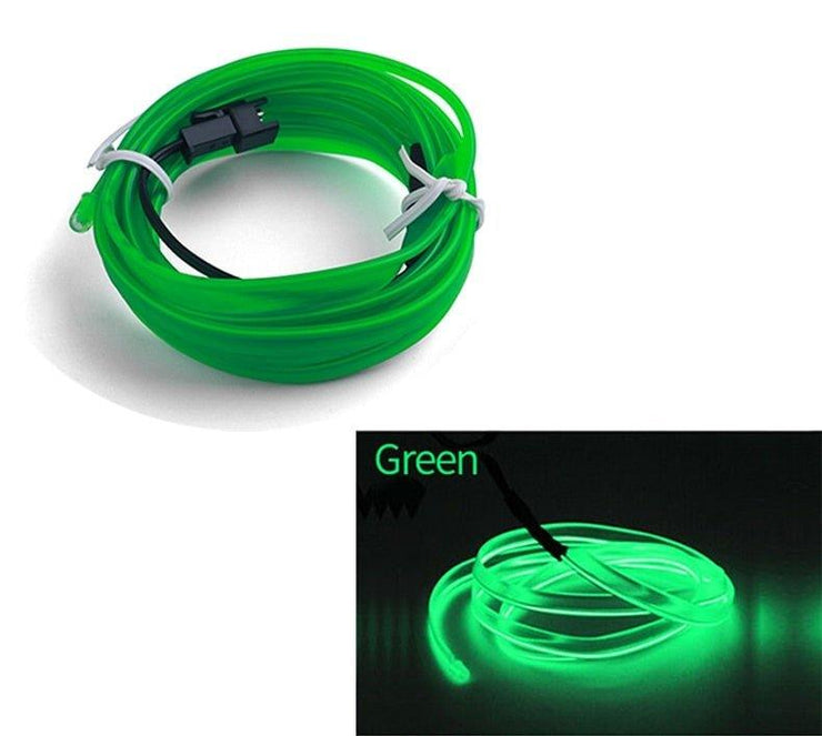 Car Interior Neon Lights - HOW DO I BUY THIS Green / 5M / Wiring Drive