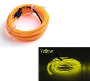 Car Interior Neon Lights - HOW DO I BUY THIS Yellow / 5M / Cigarette Port