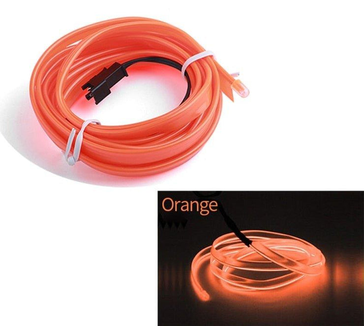 Car Interior Neon Lights - HOW DO I BUY THIS Orange / 5M / Wiring Drive