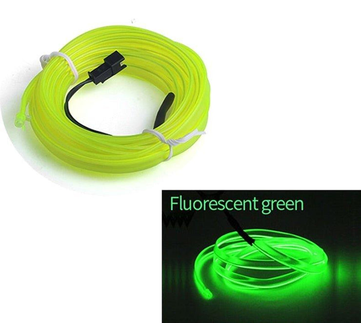 Car Interior Neon Lights - HOW DO I BUY THIS Fluorescent Green / 5M / Wiring Drive