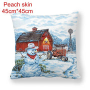 Christmas Pillowcase - HOW DO I BUY THIS Snowman and barn