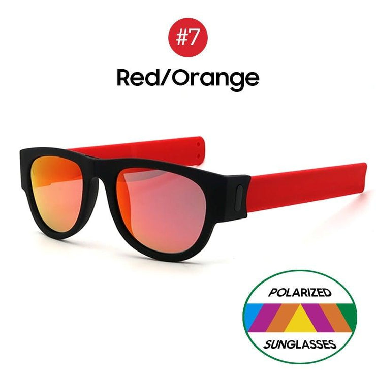 Folding Sunglasses - HOW DO I BUY THIS 7 Red Orange / WITH BOX