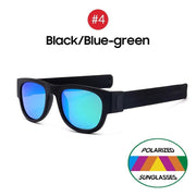 Folding Sunglasses - HOW DO I BUY THIS 4 Black Blue Green / WITH BOX