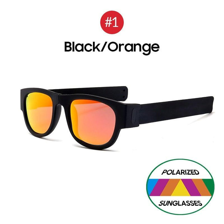 Folding Sunglasses - HOW DO I BUY THIS 1 Black Orange / WITH BOX