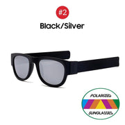 Folding Sunglasses - HOW DO I BUY THIS 2 Black Silver / WITH BOX
