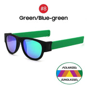 Folding Sunglasses - HOW DO I BUY THIS 8 Green Blue Green / WITH BOX