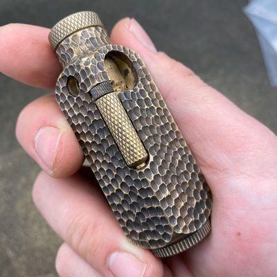 Hand Made Trench Lighter - HOW DO I BUY THIS Carved