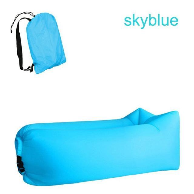 Inflatable Sofa - HOW DO I BUY THIS Sky Blue