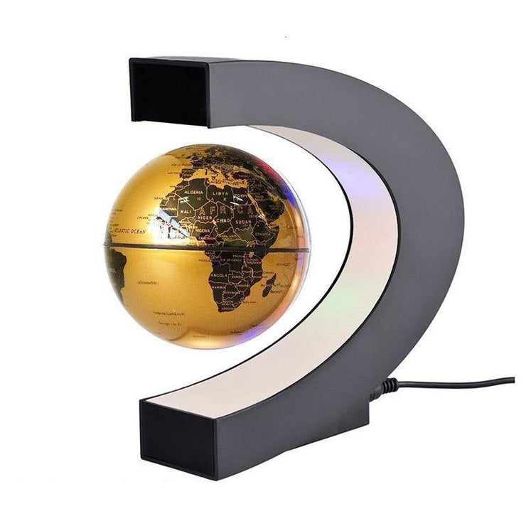 Levitating Globe - HOW DO I BUY THIS Gold / US Plug