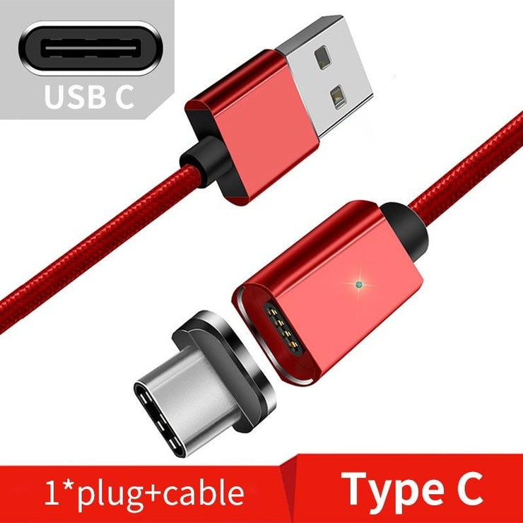 Magnetic Micro USB Cable - HOW DO I BUY THIS Hit Modern / Red Type C Cable / 1m