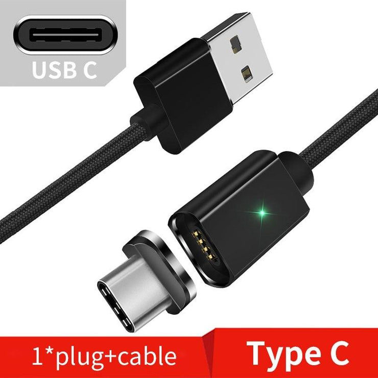 Magnetic Micro USB Cable - HOW DO I BUY THIS Hit Modern / Black Type C Cable / 1m