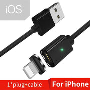 Magnetic Micro USB Cable - HOW DO I BUY THIS Hit Modern / Black iOS Cable / 1m