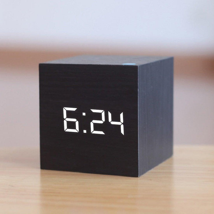 Modern Digital Wood Clock - HOW DO I BUY THIS Black White