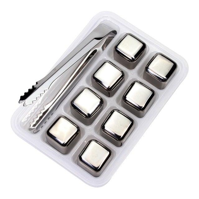 Stainless Steel Ice Cubes - HOW DO I BUY THIS 8 Pack with Tongs